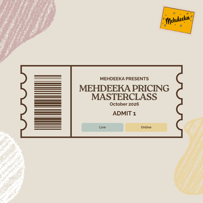 Mehdeeka Pricing Masterclass (Virtual) | 21 and 28 October 2026