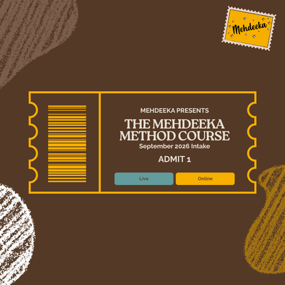 The Mehdeeka Method 10-Week Course (Virtual) | September 2026 Intake